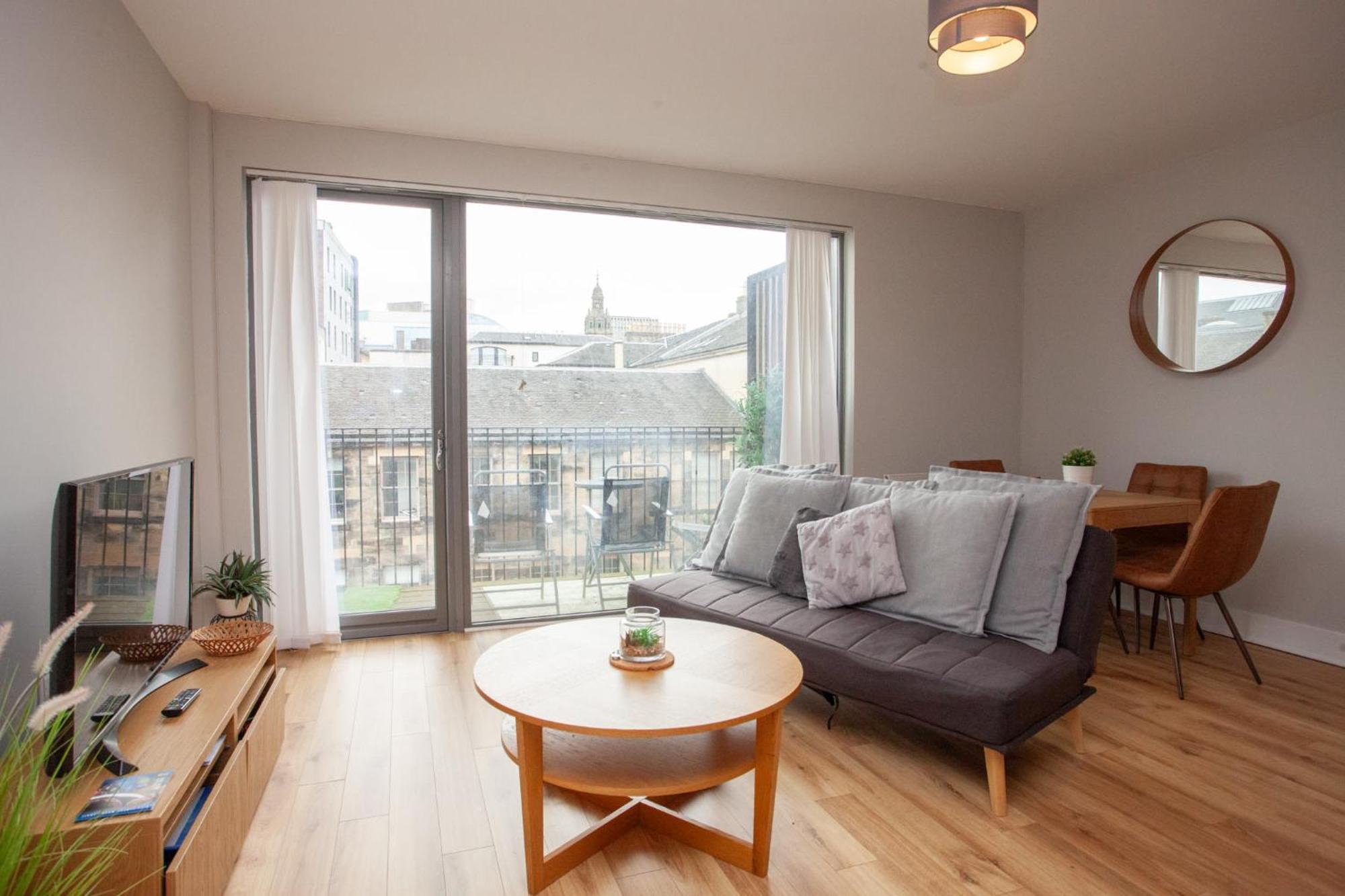 1 Bedroom Flat In The Heart Of Merchant City Glasgow Exterior photo